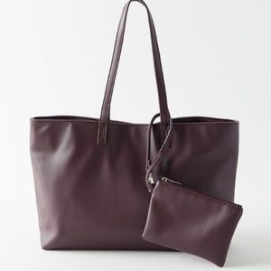 Urban Outfitters Anna Basic Tote Bag Vegan Leather